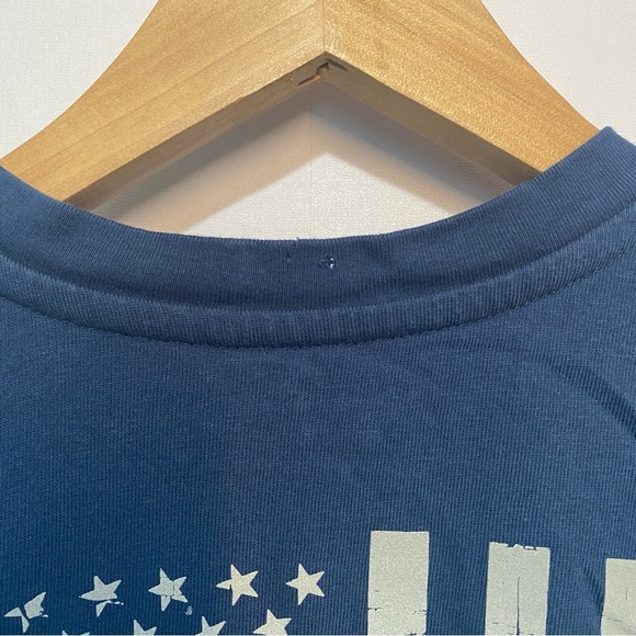 Ariat Rebar Cotton Strong American Flag Graphic Workwear T-Shirt Size SP V-neck‎ - Picture 4 of 11